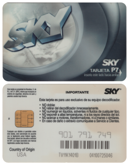 SKY Tarjeta P7